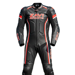 Combinaison de course en cuir pour moto de haute qualité, vêtements de sport respirants, anti-UV, imperméables, coupe-vent, dernière marque Zavi Sports - Product Image 4