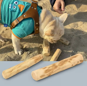 Palos de Madera para Masticar para Perros, Naturales, Duraderos, Ecológicos, para Limpieza Dental, Juguetes para Exteriores para Perros Pequeños, Estilo Simple y Sólido, Uso Manual - Product Image 1