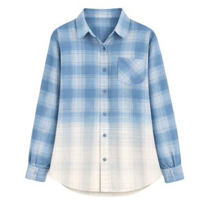 Chemise en flanelle à carreaux classique pour homme, manches longues, décontractée, en coton, boutonnée, pour le travail en extérieur et le quotidien, chemise premium pour homme - Product Image 1