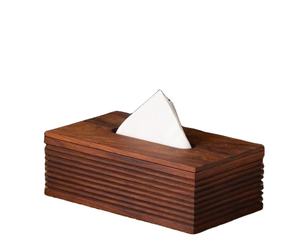 Porta Cajas de Pañuelos de Madera Hecho a Mano en Madera de Acacia - Product Image 1