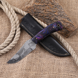 Cuchillo Nórdico de Acero 1095 con Hoja Fija, Punta Caída, Mango de Resina, Personalizado OEM, Hoja Entera, Grado Industrial - Product Image 1