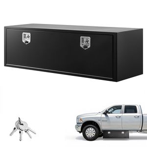 Cassetta Portautensili in Acciaio Resistente per Sottoscocca Camion 60 X 18 X 18 Pollici, Impermeabile, con Serratura e Cassetti - Product Image 1