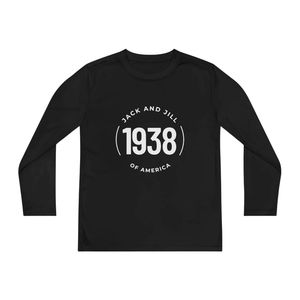 T-shirt à manches longues pour enfants Jack and Jill Youth 1938, col rond, coton doux, décontracté, vêtements pour tous les jours, vente en gros - Product Image 1