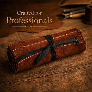 Excellent Leather Craft <b>Tool</b> <b>Roll</b> 12 Pocket Storage Organizer Durable <b>Tool</b> Holder, Portable Kit | India 2026 Premium Export Set - Product Image 1