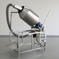 Machine de torréfaction rotative électrique automatique Micron India 100 kg/h en acier inoxydable pour arachides, noix de cajou et graines 440V