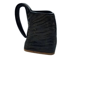 High Quality Natural Buffalo Horn <b>Mug</b> With Handle High Quality for Beer Wine Mead Ale/Drinking Horn Tankard - Product Image 1