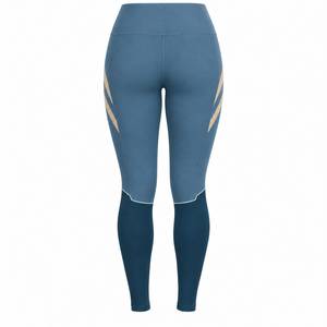 Women's High Waisted Colorblock <b>Leggings</b> With Bright <b>Line</b> Decoration Full Length Sporty Style Stretch Breathable Compression Fit - Product Image 4