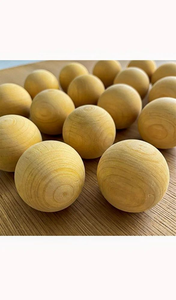 Wholesale Natural Wood Beads Wooden Bulk Beads Wall Signs - Product Image 2