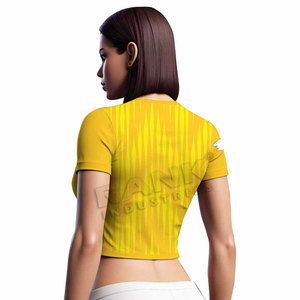 Ropa de bajo precio para mujer, camisetas cortas, diseño personalizado, camisetas cortas de estilo urbano para mujer - Product Image 2