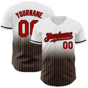 Camisetas Personalizadas para Adultos, Sublimadas con Degradado de Color, Bordadas y Transpirables, Estilo Jersey de Béisbol - Product Image 5