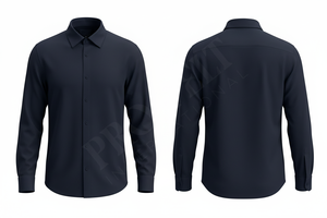 Chemise habillée en flanelle 100 % coton, coupe ajustée, col en V, boutonnée, design OEM personnalisé, tendance, décontractée, pour le travail - Product Image 5