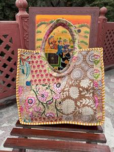 Quilted <b>Patchwork</b> Hand <b>Bag</b> for Women Stylish Designer Shoulder Tote <b>Bag</b> with Spacious Interior - Product Image 1
