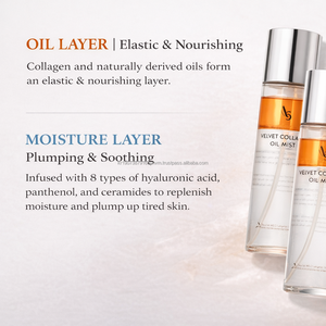 Ampoule de collagène, d'acide hyaluronique, de panthénol et de céramide K Beauty, hydratant pour le visage à la peau de verre OEM avec estampage doré - Product Image 5