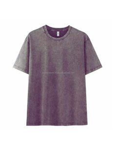 T-shirt à motif brodé avec lettrage formel pour homme 100% coton tricoté sérigraphie solide style court - Product Image 1