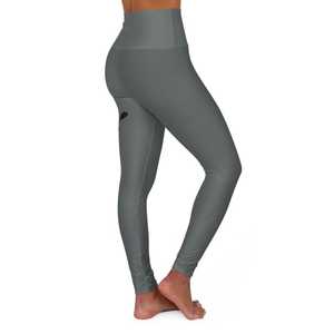 Gray High Waist Seamless Yoga <b>Leggings</b> Full Length <b>Scrunch</b> <b>Butt</b> Tummy Control Stretch Pants for Gym Running - Product Image 2
