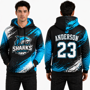 Sudadera de Baloncesto Sublimada Premium para Hombre, Sudadera Deportiva Personalizada para Equipos, Sudadera Atlética Transpirable, Fabricante OEM, Diseño 2026 - Product Image 1