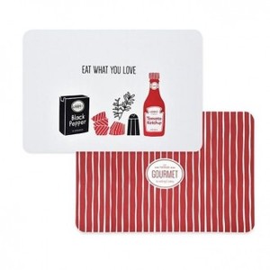 Korean Double-Sided <b>Table</b> <b>Placemat</b> Reversible Kitchen Dining <b>Table</b> Mat Cover Pad <b>Runner</b> - Product Image 1