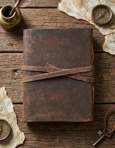Cuaderno de Cuero Vintage CRAFT HACKLE, Diario de Viaje Rústico Marrón Hecho a Mano, Papel Sin Líneas, 7x5 Pulgadas, Cuero Genuino, Regalo - Product Image 5