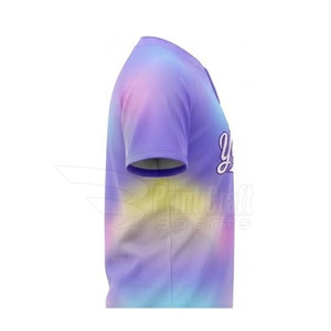 New Style Custom Printed Baseball Two <b>Button</b> Shirts Polyester Fabric Baseball Two <b>Button</b> Shirts - Product Image 4