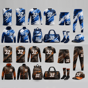 Personalized Number And Name <b>Printing</b> 7 on 7 Uniform Available In Solid Color Best Selling 7 on 7 <b>Football</b> Kit For Unisex - Product Image 5