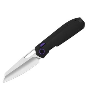 Couteaux pliants d'extérieur avec lame noire affûtée, poignée courbée durable et conception compacte pour une utilisation facile en poche - Product Image 2