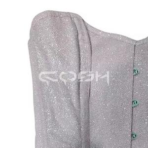 เสื้อครอเซ็ทแบบไร้สายสีชมพูวิบวับประดับกลิตเตอร์ พร้อมตัวล็อคด้านหน้า - Product Image 3