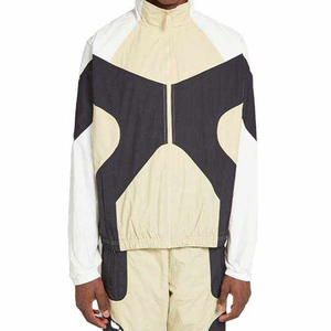 Survêtements unisexes personnalisés avec logo imprimé, motif léopard, en spandex/polyester, coupe-vent, respirants, design 2 en 1, pour l'entraînement printanier et le jogging - Product Image 3