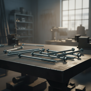 Tornillos de Rosca Parcial de Acero al Carbono Zincado con Cabeza Hexagonal Métrica de Alta Resistencia Clase 4.8 6.8 M6-M12 Estándar DIN/ANSI PDC - Product Image 1