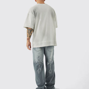 Nouveau jean slim pour homme, design personnalisé, jean pour homme, pantalon en denim, prix bas et haute qualité - Product Image 4