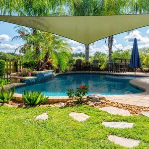 Tenda Parasole da Patio 3m (9.84ft) per Campeggio e Attività all'Aperto, Protezione Solare e Riparo dal Sole - Product Image 6