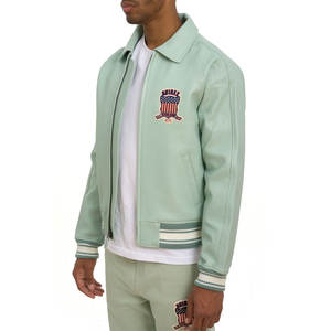 Chaqueta de Béisbol Varsity Bordada de Lana de Invierno de Alta Calidad al por Mayor, Estilo Universitario para Logotipos Personalizados y Suministro a Granel - Product Image 5