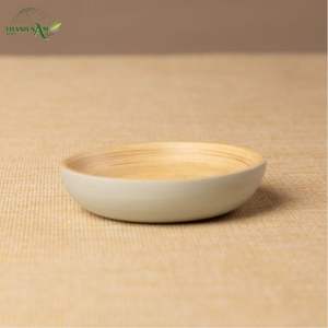 ชามไม้ไผ่ทรงรีแบบคลาสสิกเรียบง่าย พร้อมลายไม้ธรรมชาติที่เป็นมิตรกับสิ่งแวดล้อม และผิวสัมผัสนุ่มแบบด้าน - Product Image 4