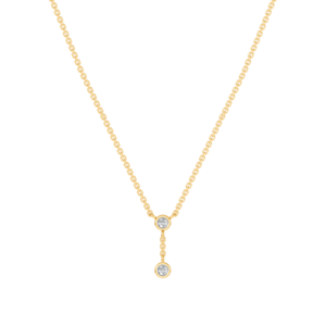 สร้อยคอทองคำแท้ 14K 9K 10K 18K ประดับเพชรแล็บ ได้รับการรับรองจาก IGI ผู้ผลิตเครื่องประดับคุณภาพสูงที่เป็นธรรม ขายส่ง RJC OEM ODM NK706540 - Product Image 1