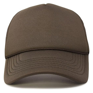 Custom Made Mesh Trucker <b>Hats</b> Summer Outdoor Embroidery Logo 5 Panel Foam Mesh Trucker Caps Factory - Product Image 5