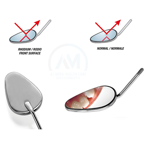 Juego de Espejos Dentales Al Mida Healthcare Instruments, Forma Ovalada, Manual, Certificado CE ISO13485 Clase I, Garantía de por Vida, Fácil Agarre - Product Image 4