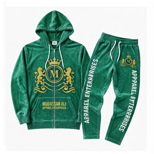ชุดวอร์มมีฮู้ดสีชมพู Mudassar Ali Apparel Enterprises ผลิตจากโพลีเอสเตอร์ 100% หนัก 350 กรัม ซิปยาวเต็มตัวพร้อมกระเป๋าหน้า - Product Image 4