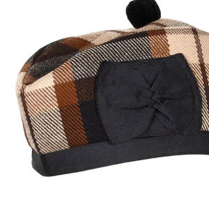 Sombrero Glengarry Tradicional de Lana Escocesa Hecho a Mano, Gorra de Piper, Gorro de Tartán, Disponible en Todos los Tamaños - Product Image 4