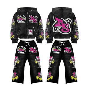Proveedor mayorista de chándales personalizados para marcas, conjunto de chándal de algodón y felpa, fabricante de chándales con MOQ bajo - Product Image 5
