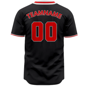 Premium Baseball Jersey Button <b>Down</b> Short Sleeve Athletic Sports Uniform Lightweight Breathable Team Training Shirt - Product Image 3