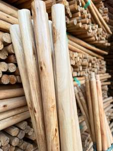 Poteaux en bois vernis de qualité supérieure pour outils de jardin balais râteaux pelle de 120 cm - 135 cm - Product Image 4