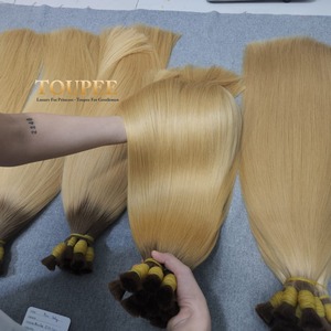 Style naturel droit soyeux de vague de corps de cheveux humains de cheveux en vrac de vierges de prix de gros - Product Image 3