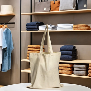 Logo personnalisé imprimé meilleure qualité 100% GOTS sacs fourre-tout en toile de coton biologique fabricant vietnamien de mode écologique - Product Image 1