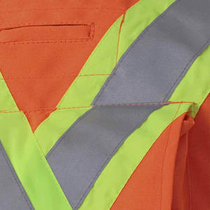 Chaleco de Seguridad Reflectante, Transpirable, Ignífugo, de Secado Rápido, Alta Visibilidad para Hombre, ANSI Clase 2, Impermeable, con LED Intermitente, de Poliéster - Product Image 4
