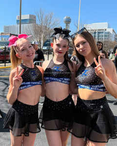 Filles hautement personnalisées Cheerleading pratique porter des uniformes de Cheerleading enfants personnalisés avec strass imprimés uniformes - Product Image 5