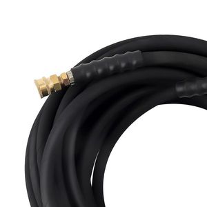 2-Braid R2 High-Tem Non-Marking Water Pressure <b>Washer</b> Hose 3/8\" X 100ft 6000psi for High-Pressure Cleaners - Product Image 2