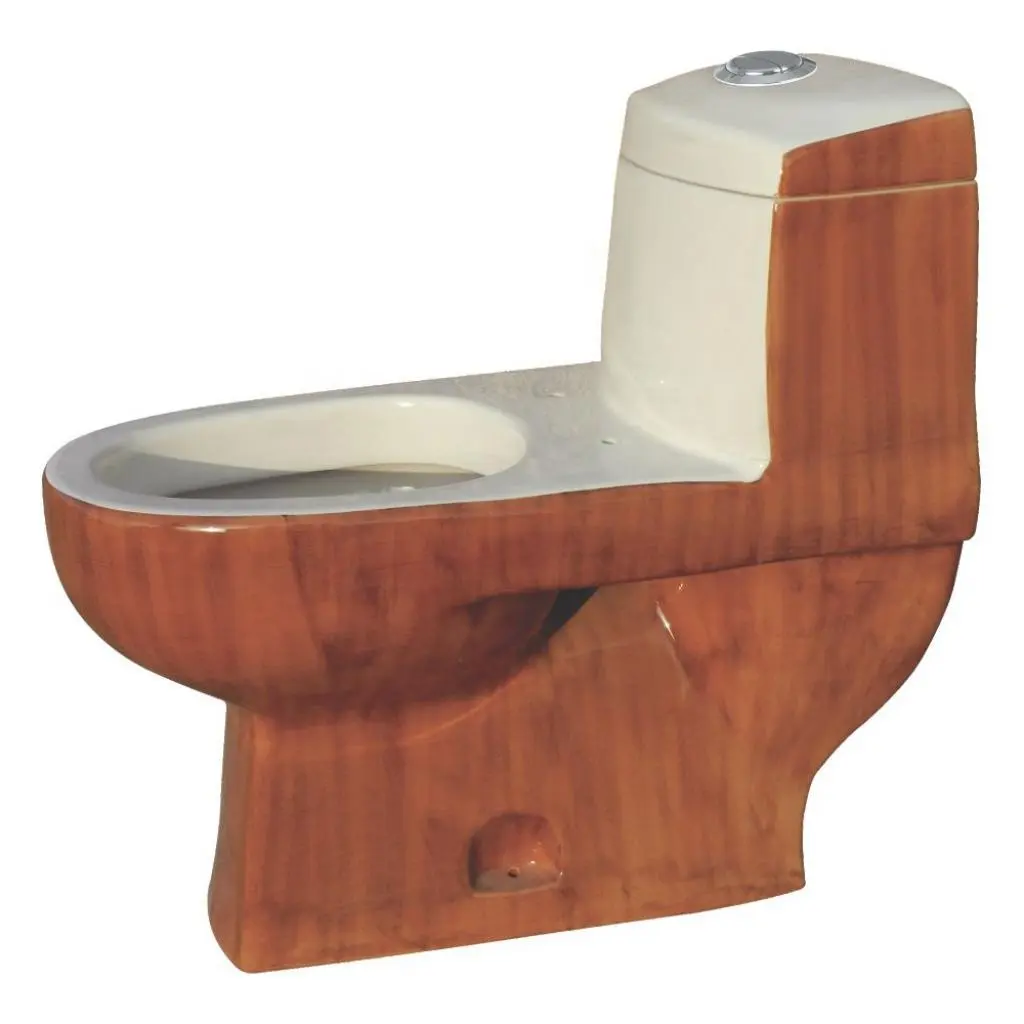Eroca نموذج دائري خشبي ملون قطعة واحدة قطعة واحدة استخدام المرحاض استخدام الحمام أفضل جودة في انخفاض سعر الديكور
