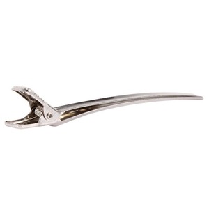 Pinzas de Pelo Largas de Acero Inoxidable, Pinzas de Cocodrilo Metálicas para Peluquería, Herramientas de Estilismo Multiusos - Product Image 4