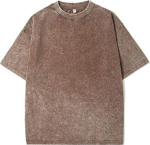 Premium Acid Wash Oversized T Shirt Men Custom Streetwear 100% Cotton <b>Vintage</b> Washed <b>Graphic</b> <b>Tee</b> Loose Fit OEM Bulk - Product Image 4
