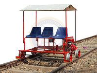 Carro de Transporte Autopropulsado Ligero de la Mejor Calidad con Rieles Portátiles para Mantenimiento Ferroviario y Uso en Construcción