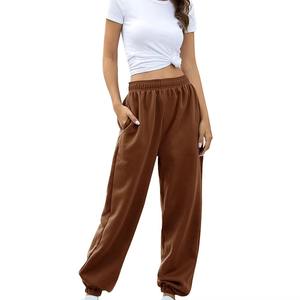2026 Meilleures ventes Jogger de sport slim pour femme, vêtement d'hiver, avec décorations peintes et volants, coupe skinny - Product Image 1